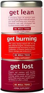 The Republic of Tea - Get Lost Stackable Tea Tin, 42 Tea Bag, Tin | Caffeinated