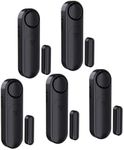 5-Pack Window Alarms for Home Security, 120dB Door and Window Open Sensor Chime for Kid Safety, Pool Safety, Sliding Door, DIY Protection, Easy Installation, Ideal for Home,Garage,Apartment (Black)