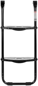 SkyBound Two-Steps Universal Trampoline Ladder - Wide-Step Ladder for Trampoline - Heavy-Duty Steel Ladder with Non-Slip Plastic Steps - Trampoline Parts and Accessories - Durable and Easy Install