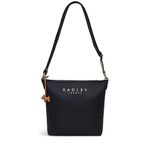 RADLEY London Addison Gardens Responsible Medium Ziptop Crossbody for Women, in Black Recycled Polyester