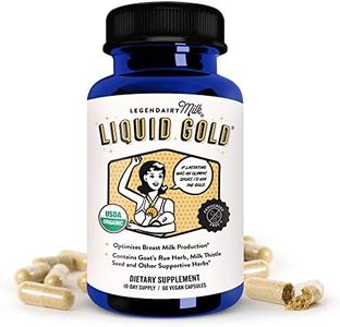 Legendairy Milk® Liquid Gold® - Contains Goats Rue and Milk Thislte - Certified Organic by QAI, Certified Vegan, Non-GMO Project Verified, Certified Halal, and Certified Kosher