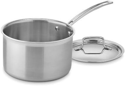 Cuisinart MCP194-20N MultiClad Pro Stainless Steel 4-Quart Saucepan with Cover