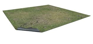 Battle Systems Terrain Grassy Fields Gaming Mat 3x3 - Neoprene Backed Playmat DND D&D RPG