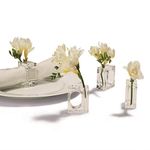 Two's Company Set of 4 Napkin Rings/bud Vase