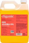 Cliganic Non-GMO Jojoba Oil Bulk 32oz, 100% Pure - Natural Cold Pressed Unrefined Hexane Free Oil for Hair & Face