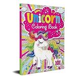101 Unicorn Colouring Book: Fun Act