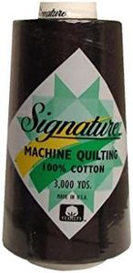 Signature Thread Signature Ctn 3000yd 100% Cotton Quilt Thread 3000 Black
