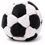 Hacky Sack Soccer Footbag Sacks, Soft Plush Footbags for Adults Kids, Crochet Foot Bag Balls, Beginner Kicking Game for Indoor Outdoor Play & Balance Coordination Training (A)
