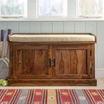 Wooden Shoe Storage Bench