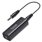 Smof 【𝐔𝐩𝐠𝐫𝐚𝐝𝐞𝐝】 Ground Loop Noise Isolator for Car Audio/Home Stereo System (Eliminate The Buzzing Noise Completely) with 3.5mm Audio Cable, Audio Isolation Transformer