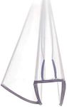 Cozylkx Frameless Glass Shower Door Sweep for 3/8" Glass, Bottom Seal with Drip Rail, 27.5" Long