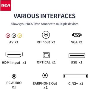 RCA 50" 4K Smart TV – Roku Streaming, Ultra HD LED Display