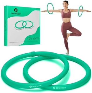 Arm Hoop - Mini Hula Hoop for Adults - Strengthen Arms and Shoulders - Weighted Hula Hoop for Fun Upper Body Exercise - Lightweight and Portable Fitness Equipment for Effective Workouts (Green)