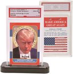 Free Stand Included | Limited Edition President Donald Trump Merchandise 2024 Graded Card | Donald Trump Gifts Collectible Political Gifts GOP Made in America Gifts, Trump Memorabilia Trump Merch