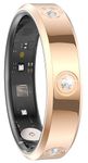 findtime Smart Ring Ultra Narrow Fitness Rings Heart Rate Monitor Sleep Tracker Blood Oxygen Health Tracker Step Counter Calorie Pedometer Waterproof Remote Camera Smart Rings for Women Ladies Men
