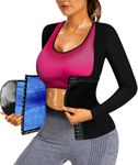 Mulnall Sauna Suit for Women Slimming Shirt Sweat Vest Heat Trapping Tank Top Workout Body Shaperwear,Adjustable waist,Breathable Armpit,Double Non-slip Silicone(6016-01-XXL)