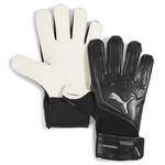 Puma Unisex ULTRA Play RC Goalkeeper Gloves Juniors Black/Silver 5