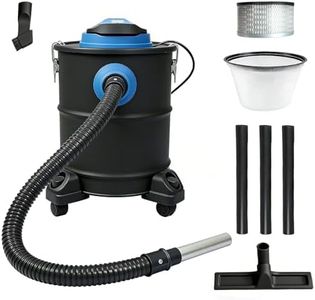 Spector Ash Vacuum Cleaner, Wet Dry Vacuum 1200W with Blower, 20kPa Suction, 20L Metal Canister & HEPA Filter for Fireplace, Pellet Stove, BBQ, Workshop