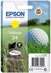 Epson 34 Yellow Golfball Genuine, DURABrite Ultra Ink Cartridge