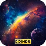 Relaxing Nebula, Stars, Cosmos, and Galaxy Screensaver App for TV - High-Definition Space Universe Experience with Tranquil Music, Multiple Videos, and Soothing Sounds