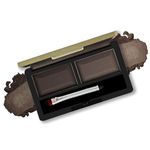 FASHION COLOUR Dual Eyebrow Powder Kit | Powder With Brush | Long-Lasting | Natual Looking Brows | Rich Color Payoff | Shaped & Defined Brows | Available in 2 Shades | Waterproof and smudgeproof | Brown | 8gm