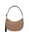 Medium Nylon Crescent Bag, Cocoa, One Size