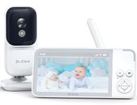 Dr.Care NeoView Baby Monitor with Camera and Night Vision, 3.5” Screen, 2-Way Audio, Real-Time, VOX Mode, Temperature Sensor, Lullabies, Baby Monitor Video No Wi-Fi, Supports up to 128GB