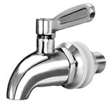 [Updated] Wheelock 304 Stainless Steel Beverage Dispenser Replacement Spigot - Polished Finish - 16mm(5/8 Inch)