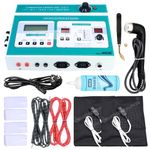 Physiogears 5 In 1 IFT MS Tens Ultrasonic Deep Heat Physiotherapy Machine Electrotherapy Combo Physiotherapy Machine with one Year Warranty For all Pain Relief Device (Self Adhesive Pad)