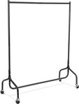 D.I.L Heavy Duty Clothes Rail Garment Rail 6ft Long x 5ft High Metal Storage Hanging Rack