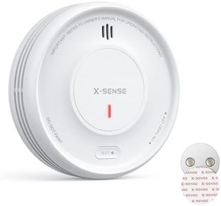 X-Sense Détecteur de Fumée Connecté avec Pad Adhésif Magnétique, Fonction avec l’Appli, Station de Base SBS50 Requise, Durée de Vie de 10 Ans et Batterie Remplaçable, XS0D-MR, Lot de 1