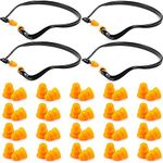 Banded Ear Plugs Hearing Bands Silicone Band Earplugs and Replacement Ear Buds Shooting Ear Plugs for Noise, Sleeping, Studying and Construction (48)