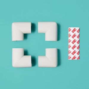 Home Safety Corner Cushion Large 4pk, Award-Winning Brand, Childproofing Essential, Gray