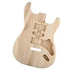 kesoto Unfinished Guitar Polished Body Sycamore Wood for ST Guitar DIY Material Luthier Tool