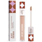 Just Herbs Full Cover Filter Finish Under Eye Light Weighted Matte Finish Concealer for Face Makeup 5 ml (Beige)