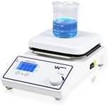 Parco Scientific P1007-HS Digital Hotplate Magnetic Stirrer w/Ambient - 380°C Temperature Range, 6.5" x 6.5" Ceramic Coated Plate, LCD Display, and 2 Magnetic Stir Bars