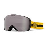 Giro Contact Ski Goggles - Snowboard Goggles for Men & Women - Ochre Dye Line - Vivid Onyx/Vivid Infrared