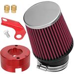 YOXUFA Upgrade Mini Bike Air Filter Adapter Stage1 Kit for Predator 301cc 420cc GX340 GX390 11Hp 13Hp Clone OHV Engine Mini Bike Go Kart Golf Cart Lawnmower Water Pump Pressure Washer Parts