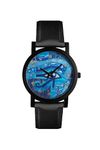 कलाक्ष Kalaksh Nazar Battu Watch| Evil Eye Sheild| Best Going Away Gift| Best Gift for Newly Married| Unique Hand Painted Statement Accessory-Black