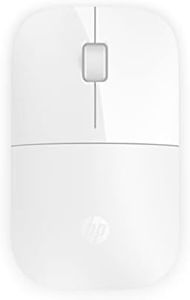 HP Z3700 - Ratón inalámbrico (1200 PPP, Tecnología LED Azul, Puerto USB, Batería de 16 Meses de Duración, Windows Vista 7/8/10), Color Blanco (Blizzard White)