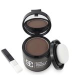 SOVONCARE Hairline Powder Instantly Hairline Shadow Gray Hair Coverage Touch Up Hair Root Cover Up Powder (1-Medium Brown, 0.35 Ounce (Pack of 1))