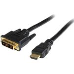 StarTech.com 3 ft HDMI to DVI-D Cable - HDMI to DVI Adapter / Converter Cable - 1x DVI-D Male, 1x HDMI Male - Black, 3 feet (HDDVIMM3)