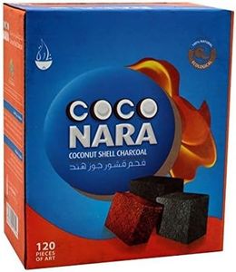 Coco Nara Coconut Shell Hookah Charcoals 120 Count by Coco Nara 120