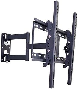 Frackson TV LCD LED Movable Wall Mount Stand 32" to 55" (32 40 42 46 52 55 inch) 180 Degree Rotatable Plasma Bracket for TV of Sony LG Samsung Micromax Lloyd Panasonic Phillips Yu Hier Videocon