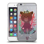 Head Case Designs Bear Woodland Animals Soft Gel Case and Matching Wallpaper Compatible With Apple iPhone 6 Plus/iPhone 6s Plus