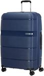 American Tourister Linex Hand Luggage Small, Blue (Deep Navy), M (66 cm - 63 L), Luggage Suitcase