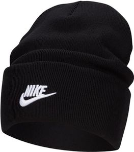 Nike FB6528-010 U NK Peak Beanie TC FUT L Berretto Unisex Adulto Black/White Taglia 1SIZE