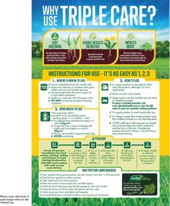 Westland Triple Care Lawn Feed, Weed & Moss Control – 80m² Box