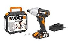 WORX WX291 Cordless Impact Driver with 2.0 Ah Battery, Black, 18V (20V Max)