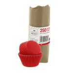 Culpitt Select Red Baking Cases, Greaseproof Paper Baking Cups, 50mm Cupcake Cases - Extra Large Pack of 250